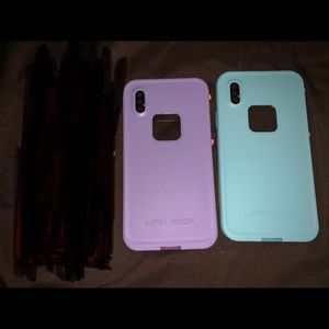 Life proof cases for iPhone X/XS.